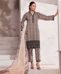 Saphron Stitched Prinkari Lawn-D05