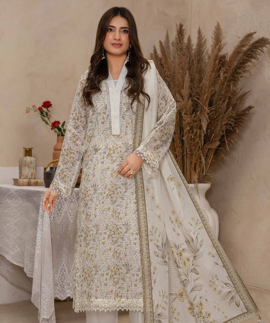 Zara Meer Sweet Florals Lawn-D05