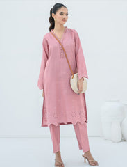 RTW Emb Chikankari Khaddar-D05