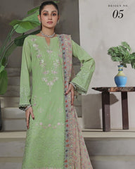 Soghat Jasmine Chikankari Lawn-D05