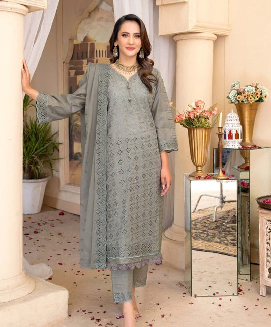 Aalaya Breeze Embroidered Lawn-D05