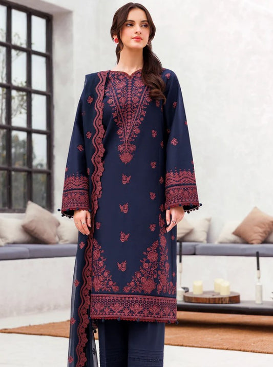 Farasha Bahaar Emb Lawn-D05