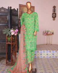 Sun Tex Stitched LaserKaari Lawn-D05