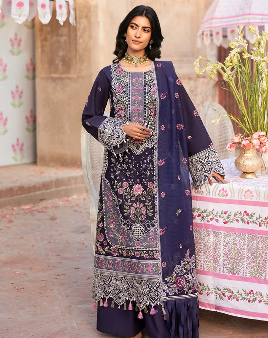 Mahnur Husn E Jahan Luxury Lawn-D05