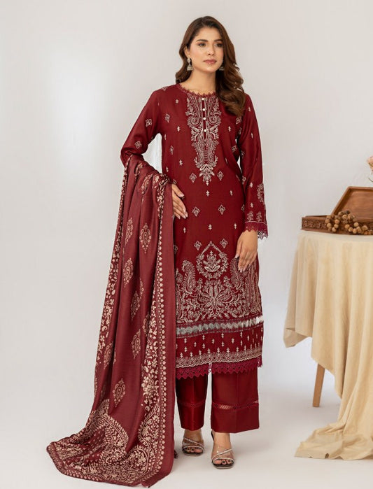 Abisha Mushq Emb Peach-D05