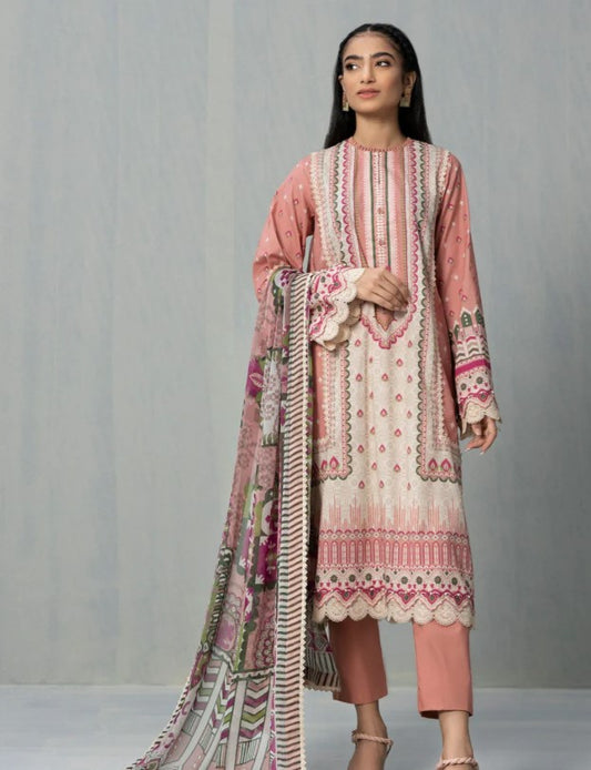 Sapphire Daily Printed Lawn-D05