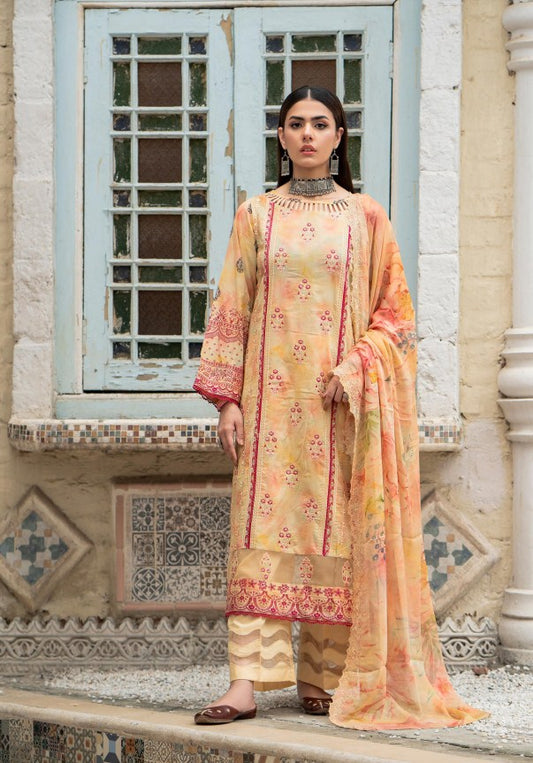 Khuwab Ghar Emb Lawn - Munaf Textile