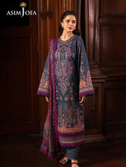 Asim Jofa Print Emb-AJUBJ-05