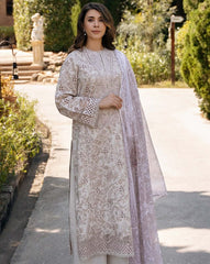 Afrozeh Damask Emb Lawn-D3A