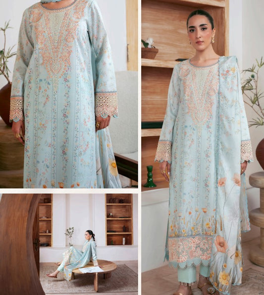Aabyan Print Luxe Lawn-AP-05