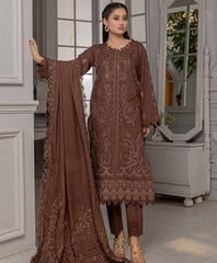 Alara Emb Zari Dhanak -D05