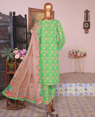 Sun Tex Stitched LaserKaari Lawn-D05