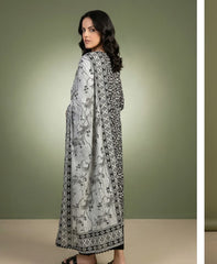Regalia Black & White Lawn-D05