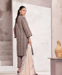 Saphron Stitched Prinkari Lawn-D05