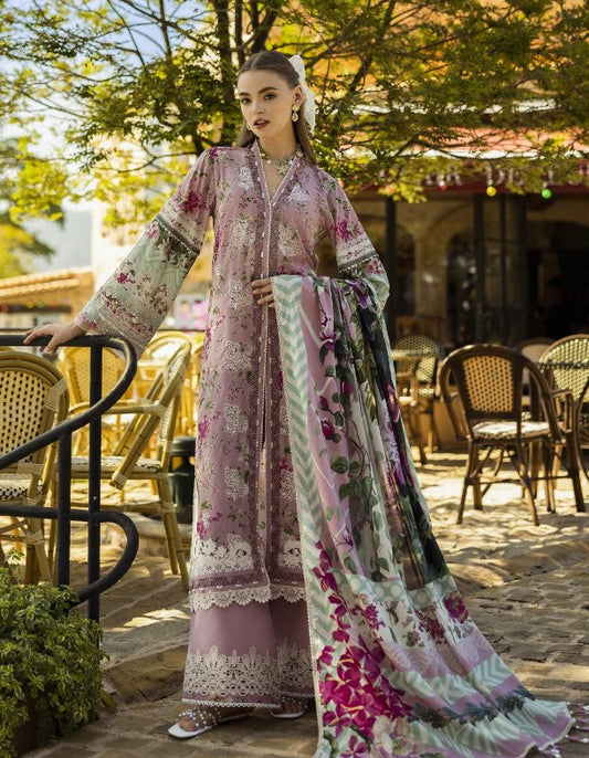 Elaf Print Chikankari Lawn-ELK-05B
