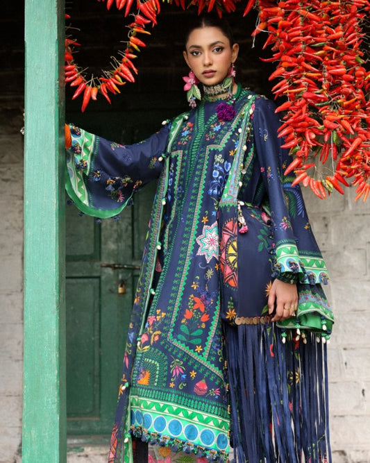 Zaha Neelum Lawn-ZL25-06B