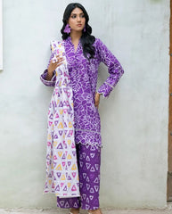 Regalia Stella Stitched 03 Pcs Lawn-D06