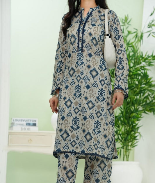 Aizal Ready To Wear Co-Ords Print-D06