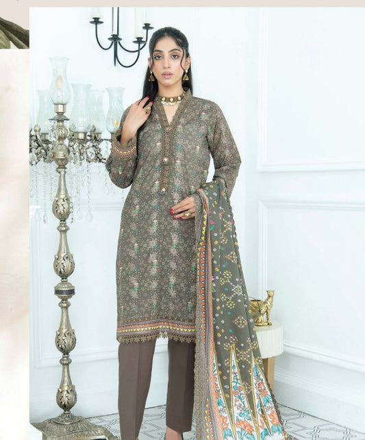 Rang Rani Printed Emb Lawn-D06