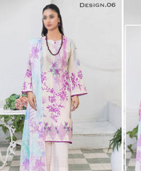 Fantak Silsila Printed Lawn-D06