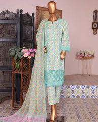 Sun Tex Stitched LaserKaari Lawn-D06