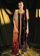 Qalamkar Velvet Edit-BK-06