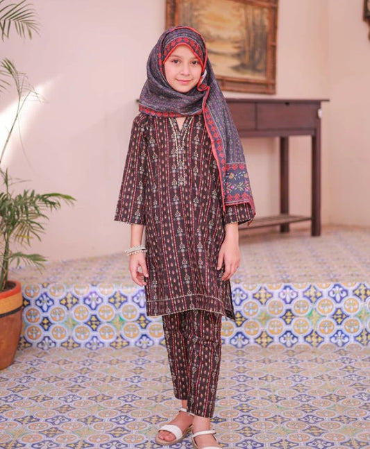 Shifa Stitched Kids Printed Lawn-SH-2517