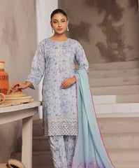 Saphron Stitched Prinkari Lawn-D06