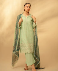 Zouj Chikankari Lawn-D06
