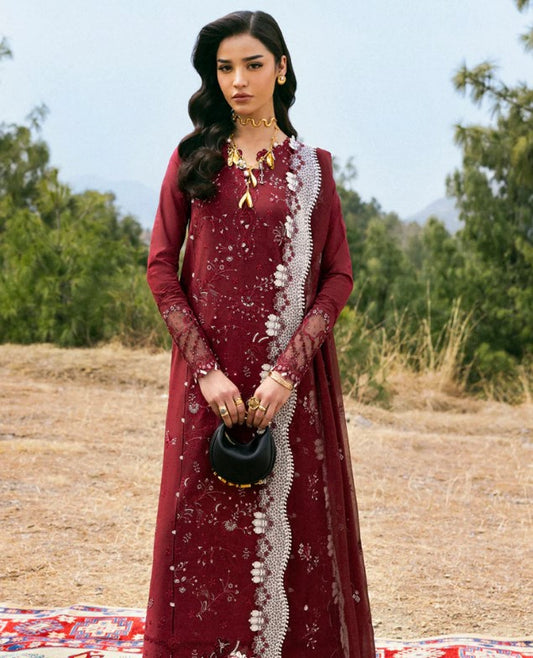 Qalamkar Qlinekari Lawn-DC-06