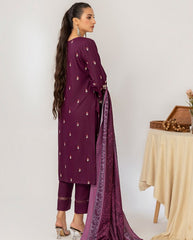 Abisha Mushq Emb Peach-D06