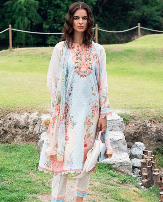 Roheenaz Garden Veil Lawn-D07A