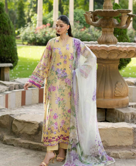 Elaf Signature Emb Lawn -ESG-7A