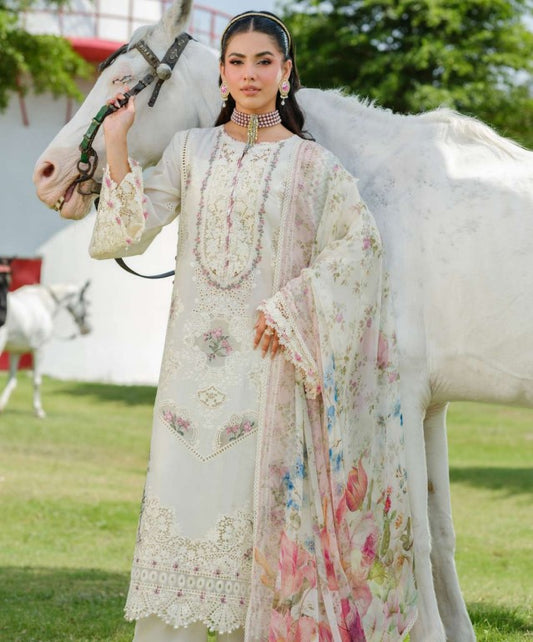 Elaf Luxury Lawn Vol 2-D07A