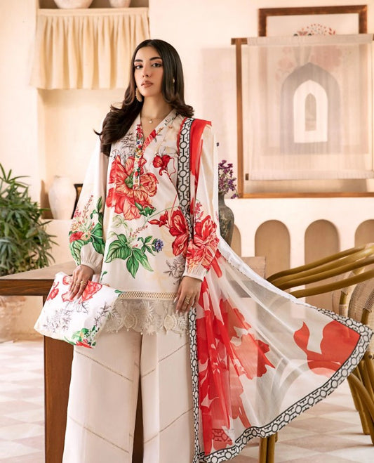 M.Basics Unstitched Lawn-D907B