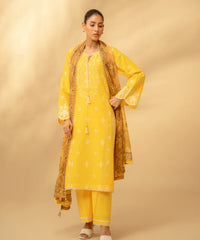 Zouj Chikankari Lawn-D07