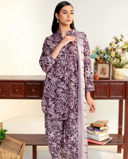 Hum Dum Rang E Bahar Emb Lawn-D07