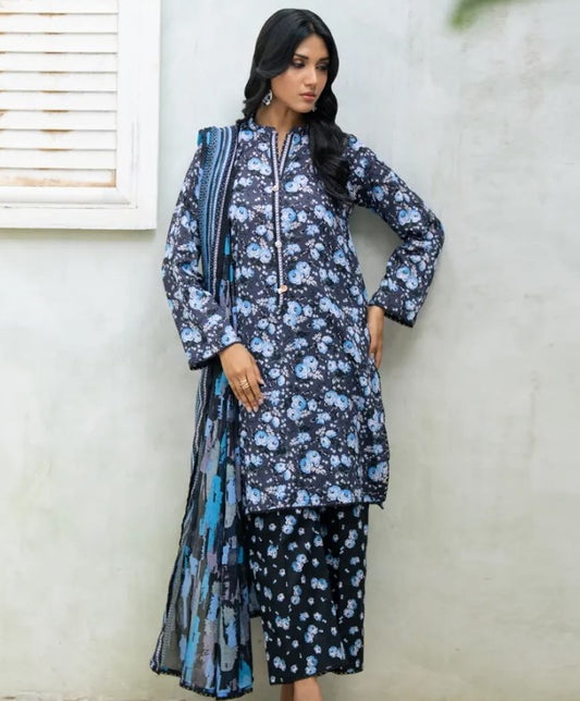 Regalia Stella Stitched 03 Pcs Lawn-D07
