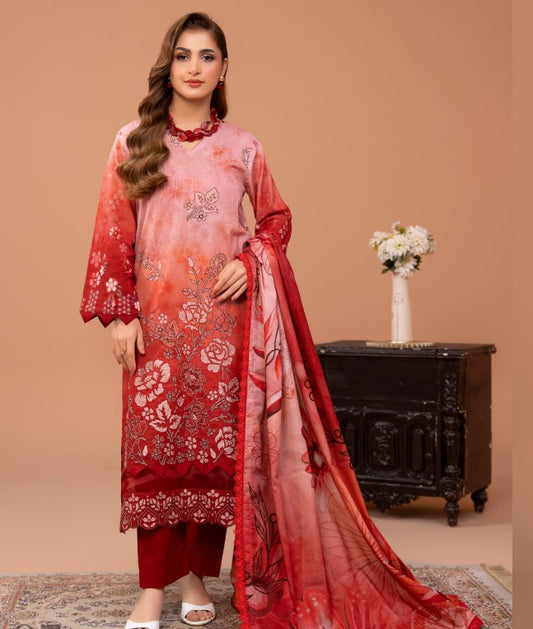 Hadia Rohana Luxury Emb Lawn-D07