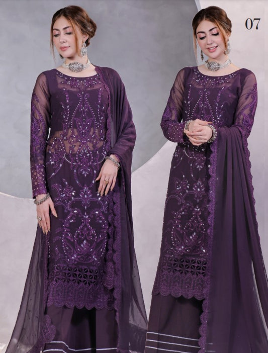 Soghat Manaar Luxury Chiffon-D07