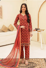 Zebtan Printed Lawn -D-07