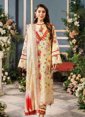 Al Zohaib Cambric Cutwork-D07