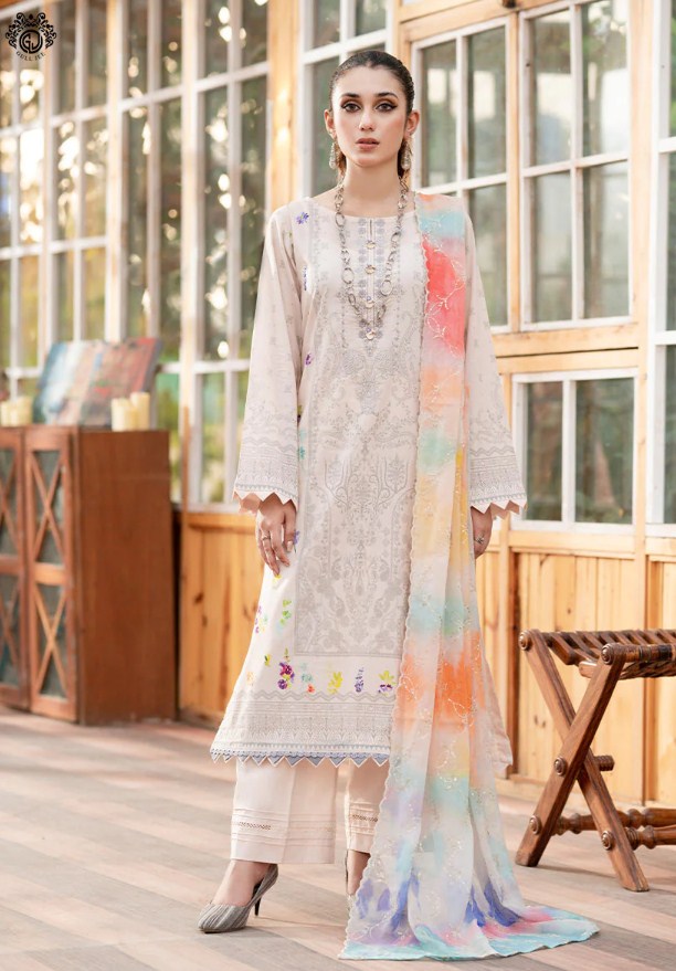 Ruhay Sukhan Emb Lawn - Munaf Textile