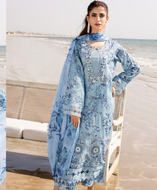 Riaz Arts Aafreen Laser Cut Lawn-AF174