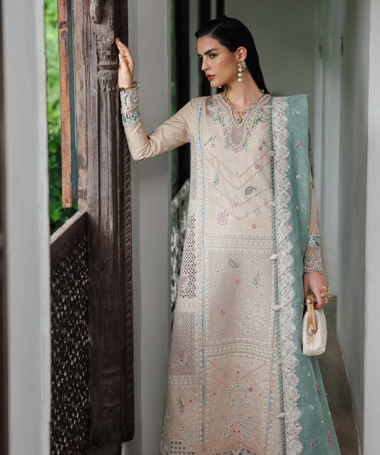 Qalamkar Q Linen -KL07 Whisper