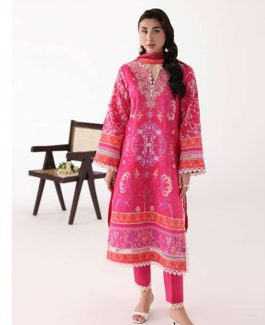 Roheenaz Rosette Lawn-D08A