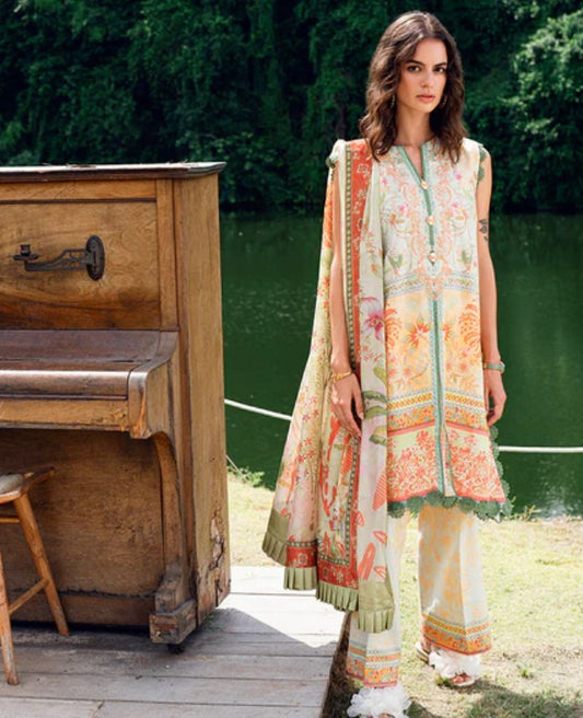 Roheenaz Garden Veil Lawn-D08B