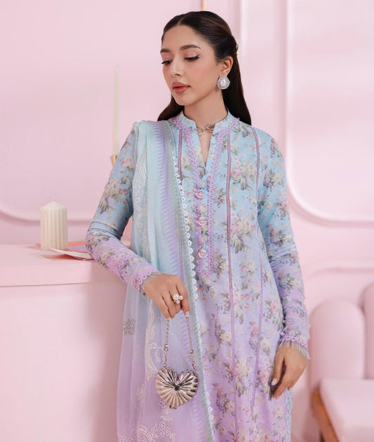 Qalamkar Qprints Lawn-D08B