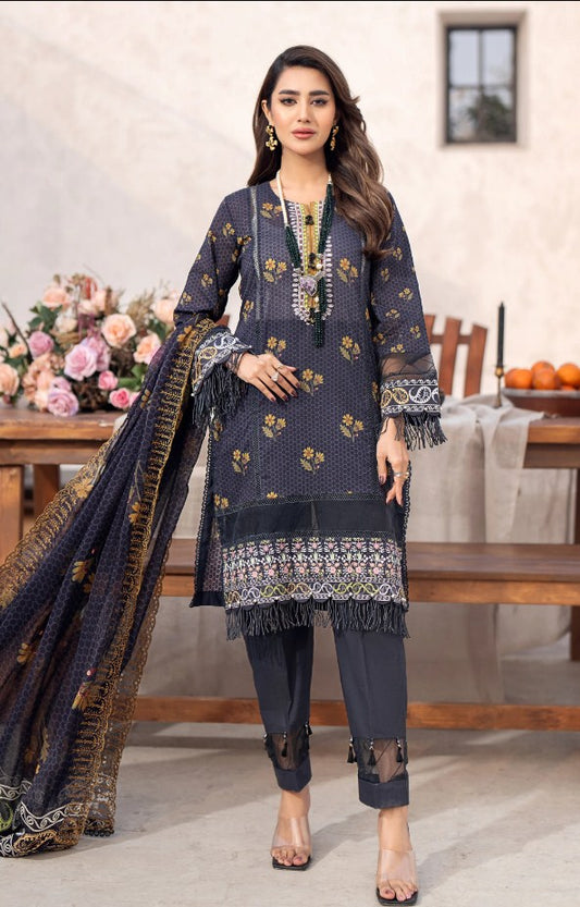 Sunshine Emb CutWork Lawn