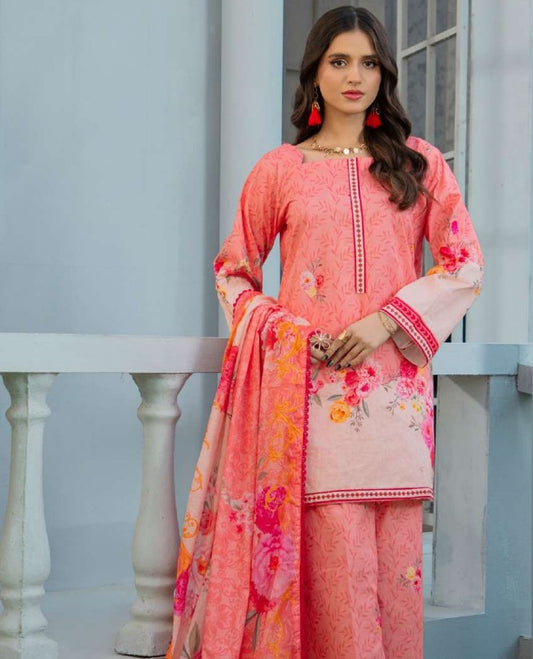 Al Zohaib Coco Cords Printed Lawn-D08